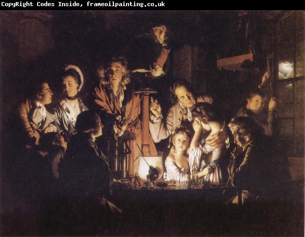 Joseph wright of derby Experiment iwth an Airpump